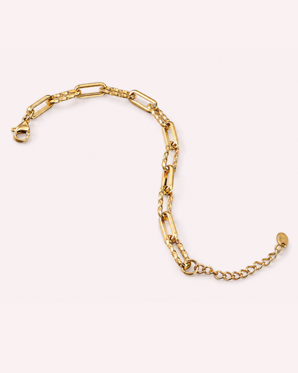 Twisted Paperclip Bracelet Chain