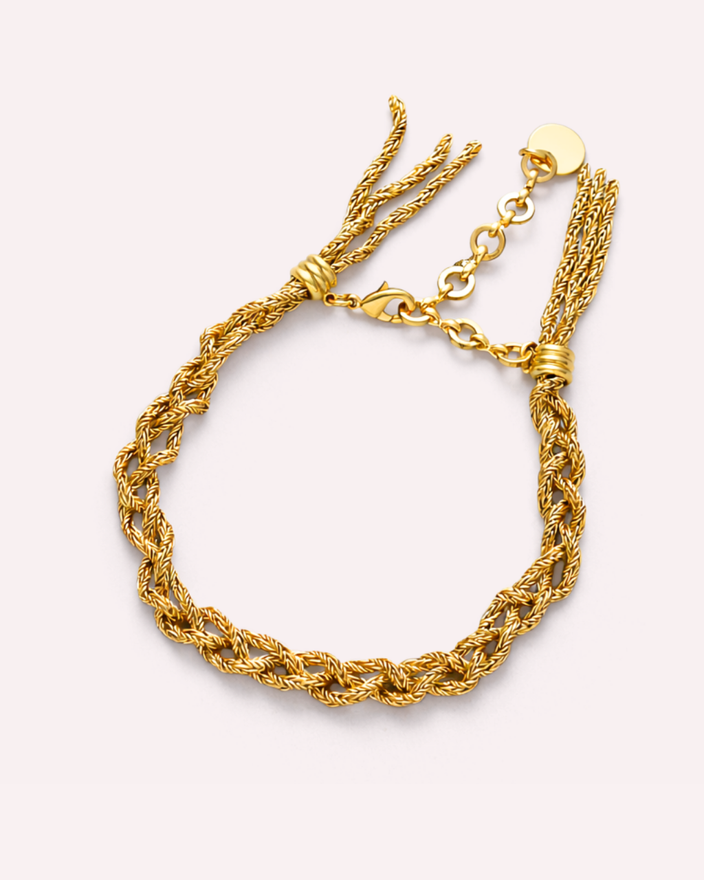 Gold Plated Braided Bracelet