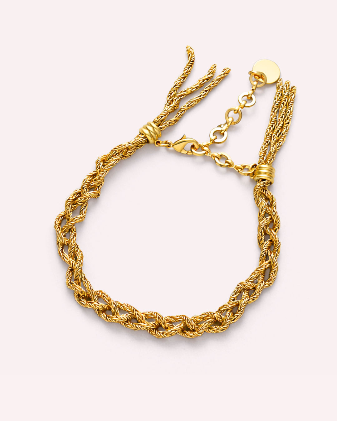 Gold Plated Braided Bracelet