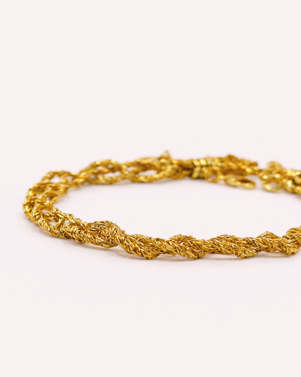 Gold Plated Braided Bracelet