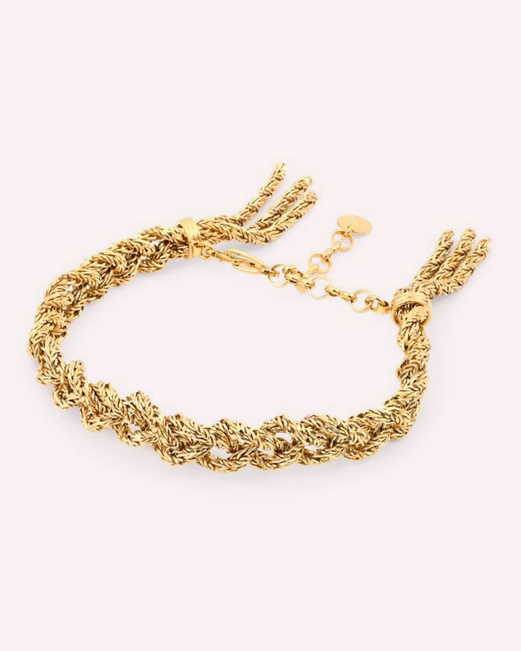 Gold Plated Braided Bracelet