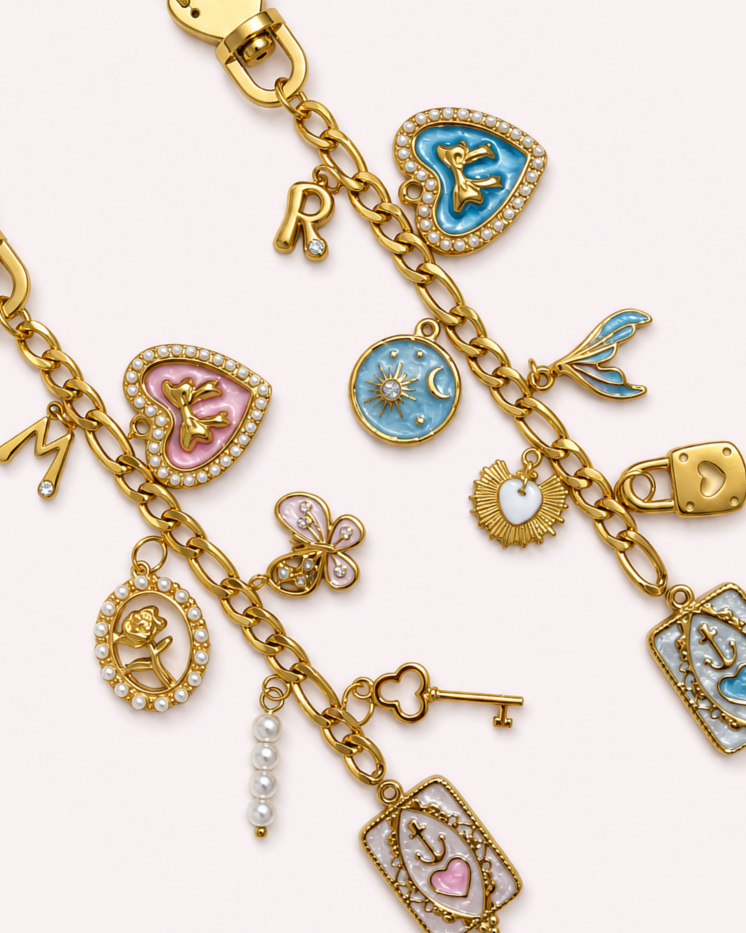 Gold Chain Bag Charm