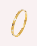 Hallie Clover Gold Bangle