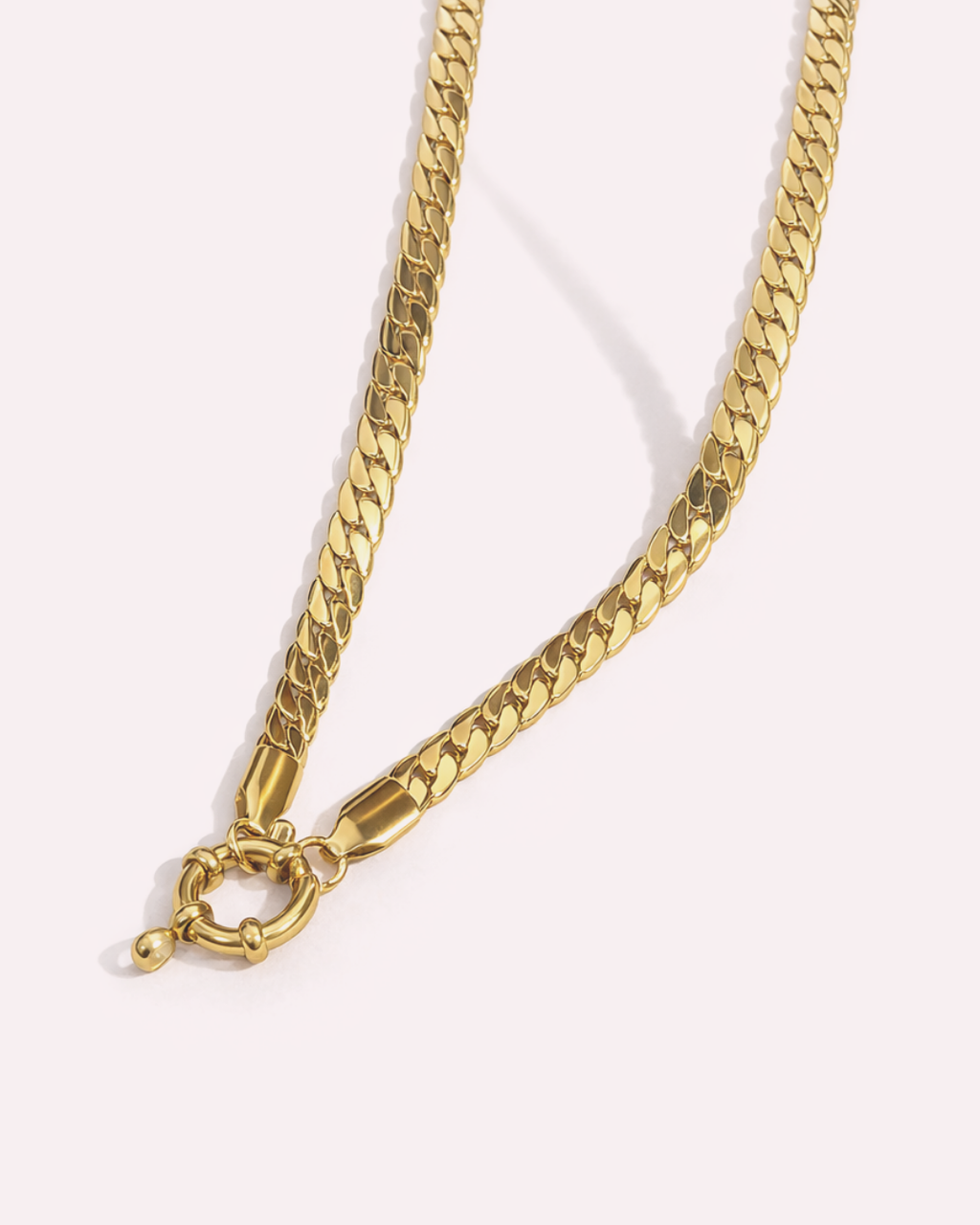 Anchor Clasp Wheat Chains - Charms  Necklace