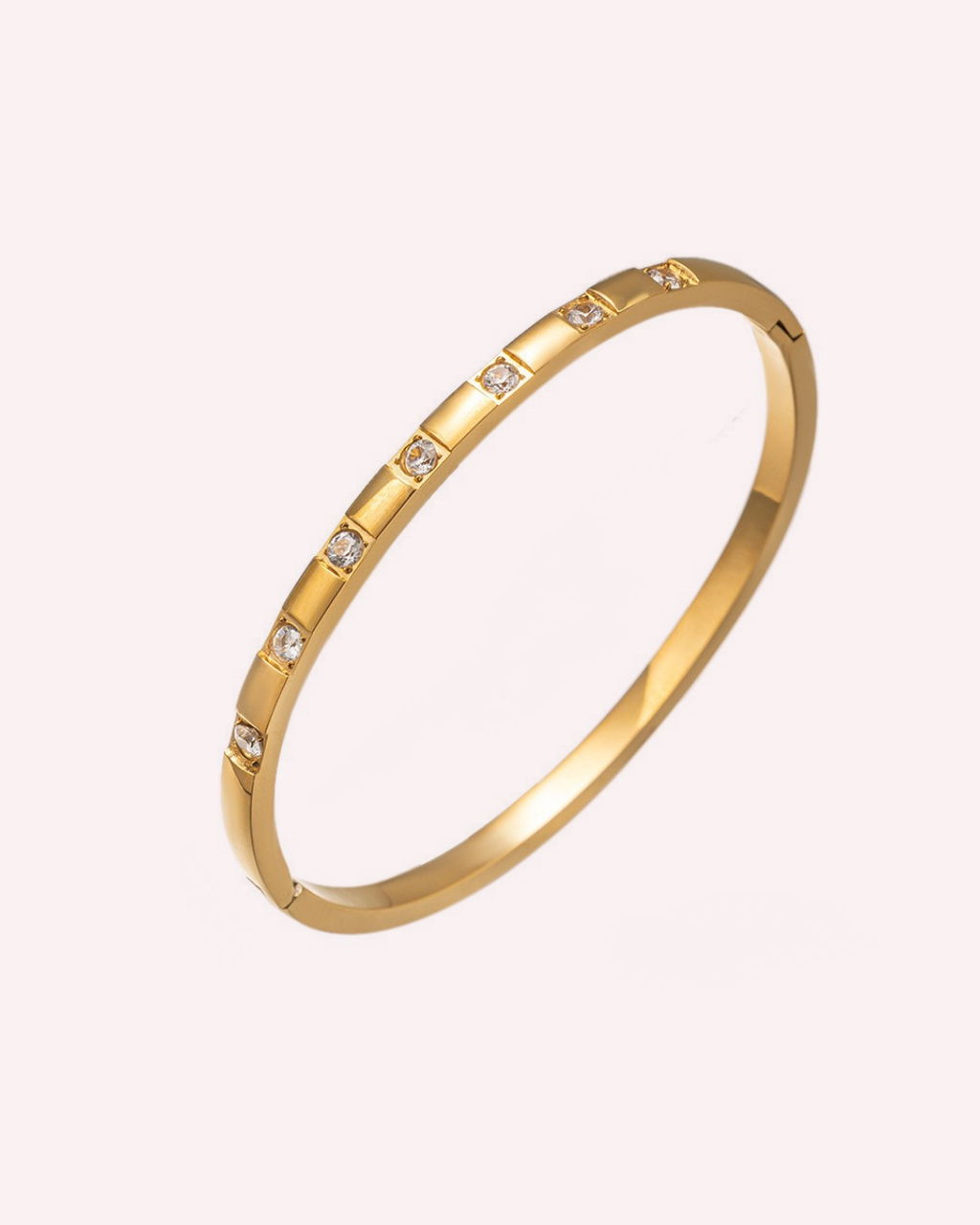 Gracie Crystal Line Bangle