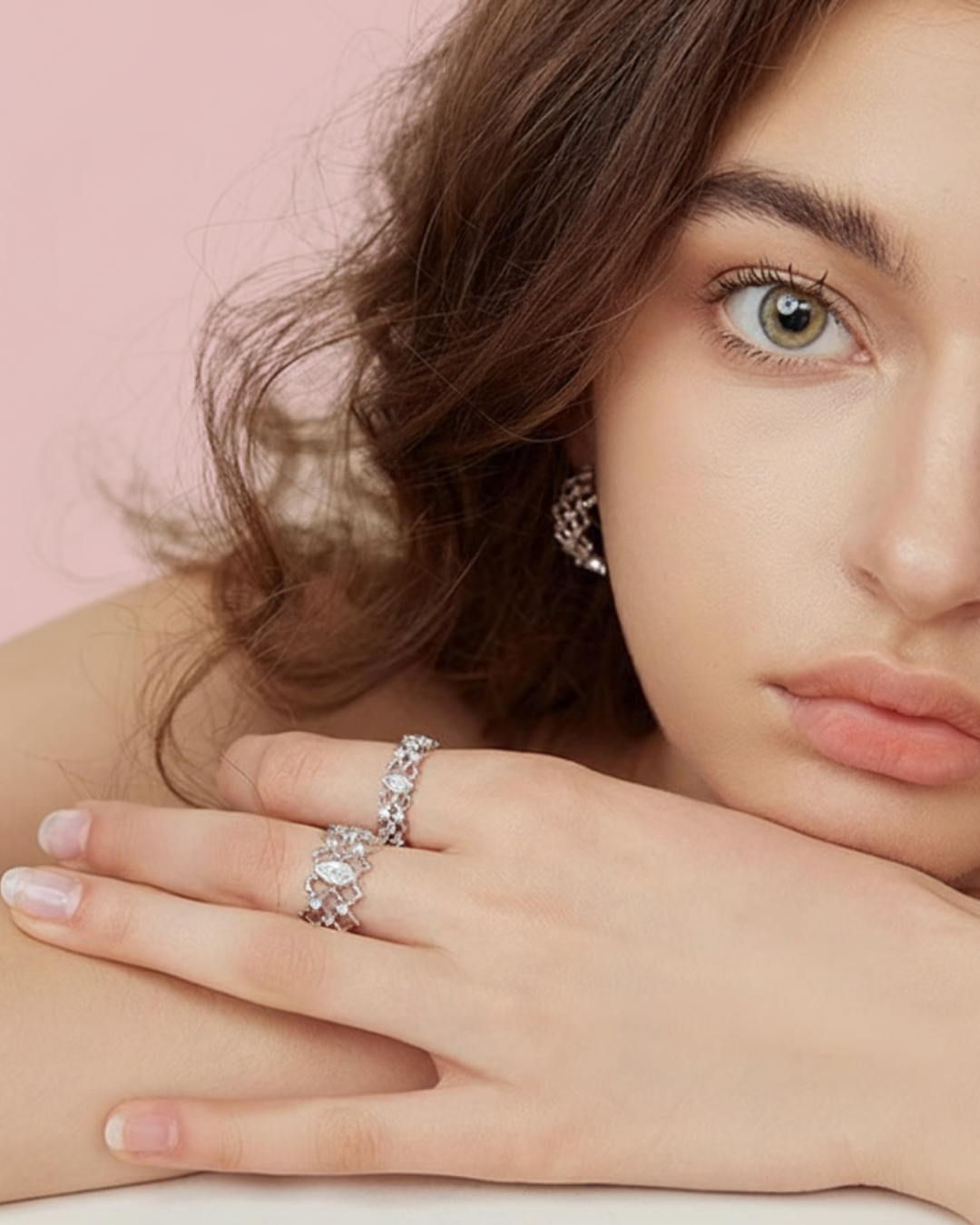 The moonlight Rings Set (Twin Ring Set)