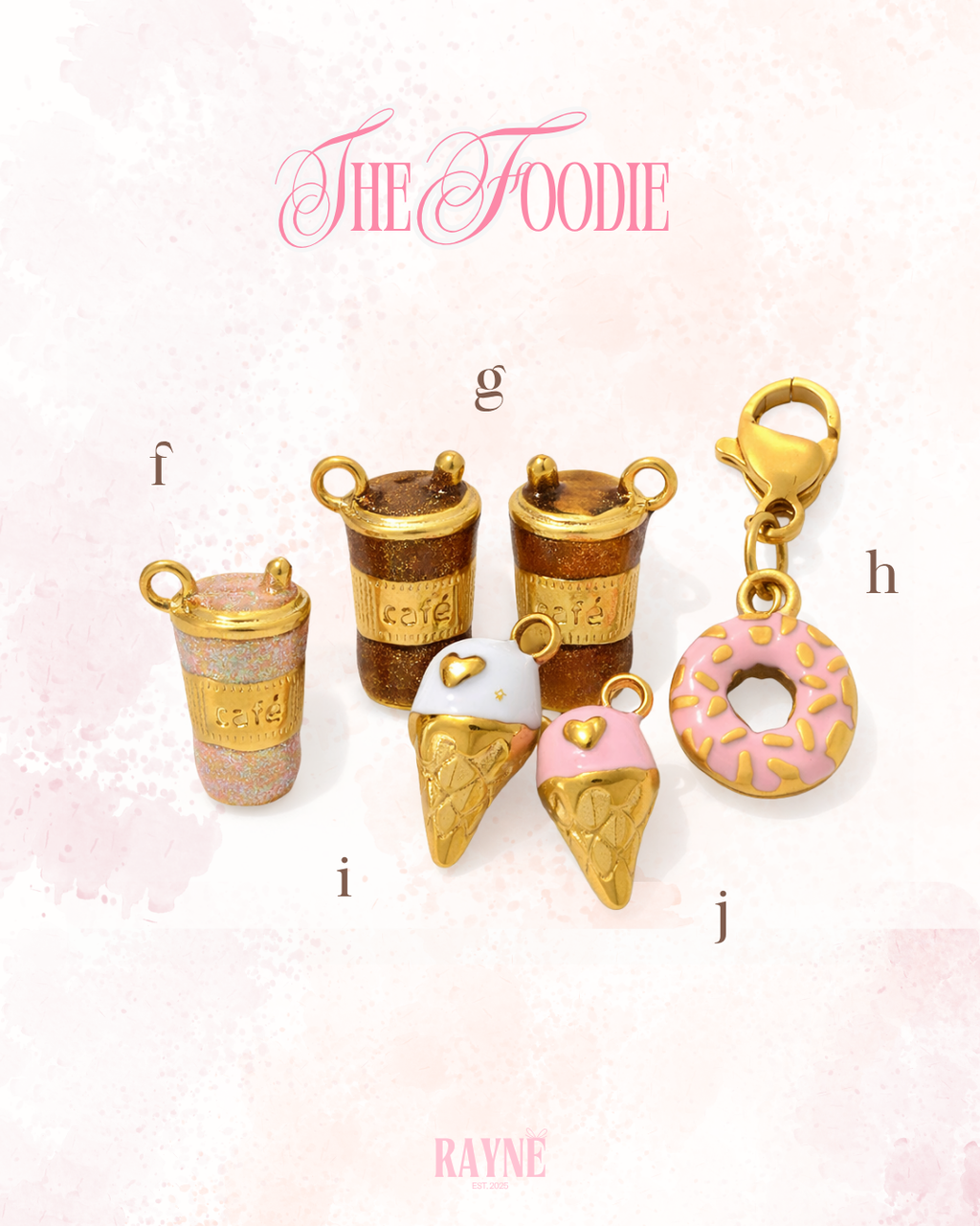 THE FOODIE Charms