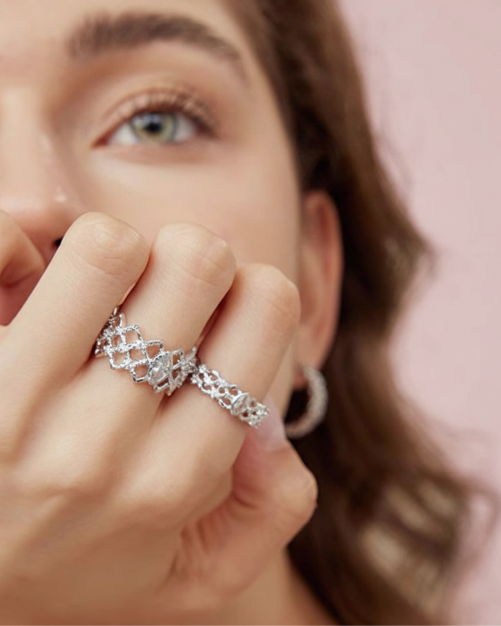 The moonlight Rings Set (Twin Ring Set)