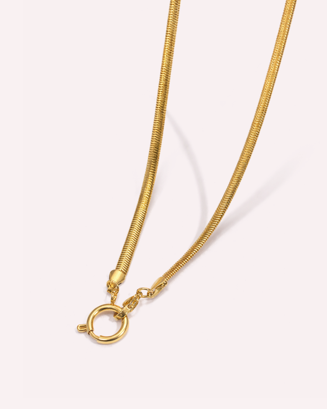 Anchor Clasp Snake Chains - Charms  Necklace