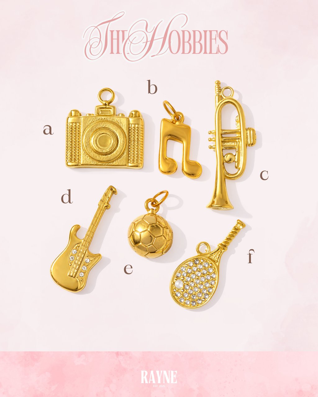 THE HOBBIES  Charms