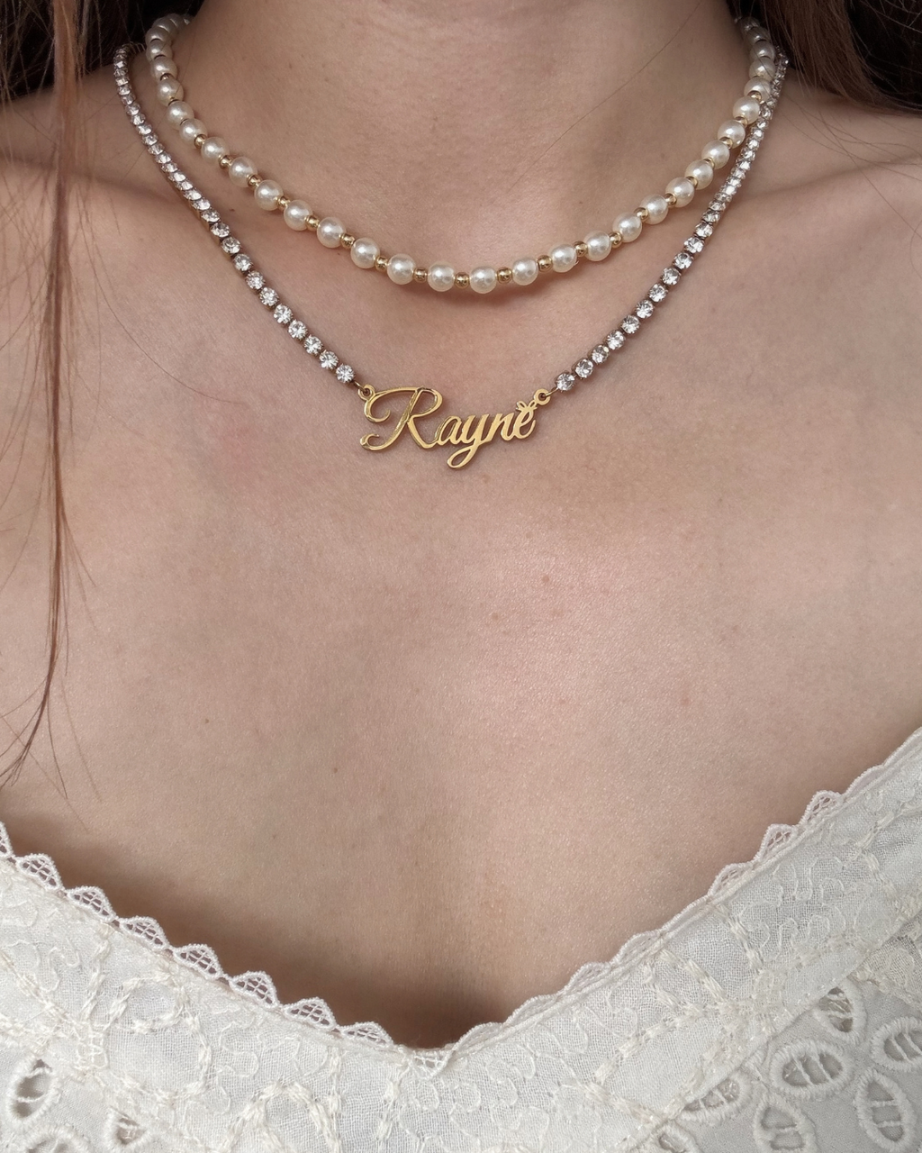 Personalized Name 2IN1 Tennis Necklace & Bracelet