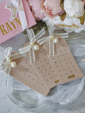 Handmade Portable Leather Earring Holders