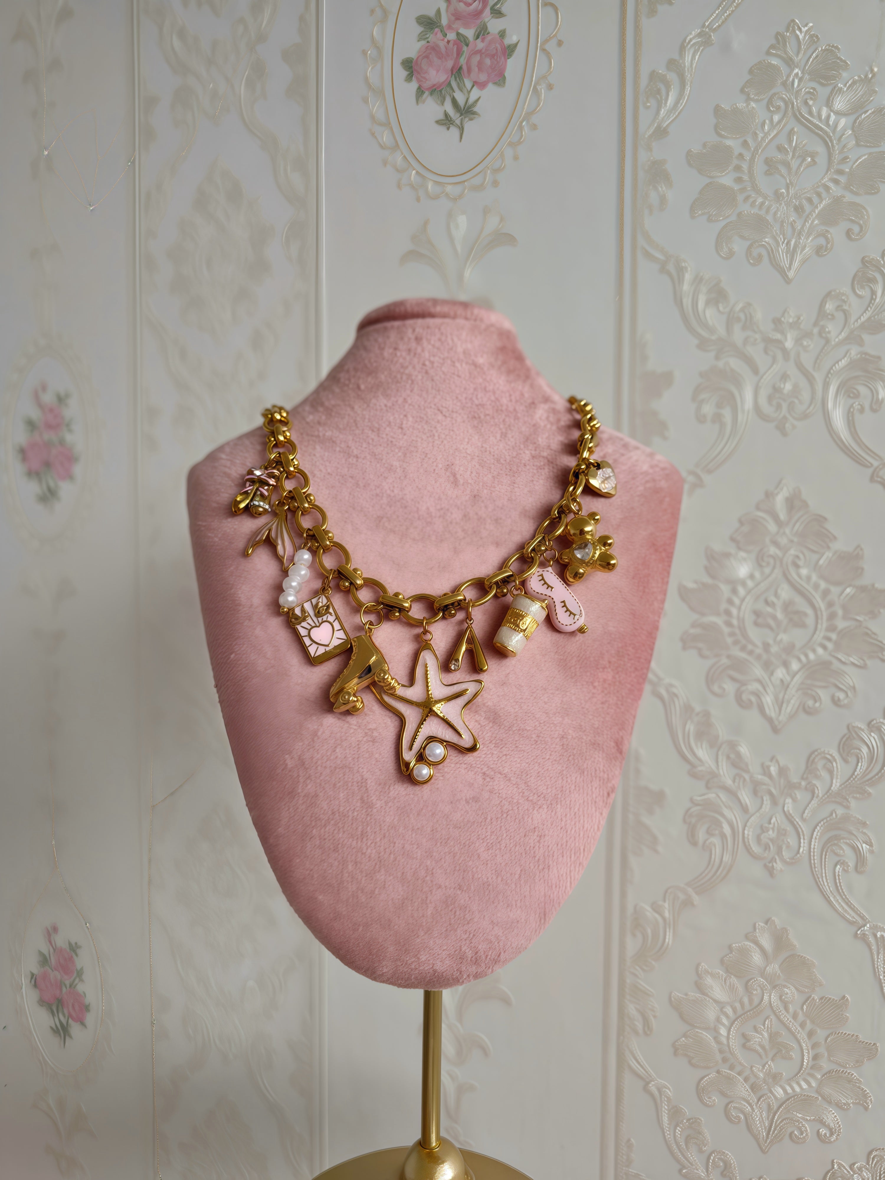 Oval Link Chains - Charms Necklace