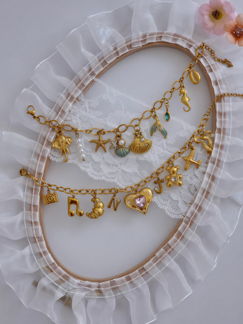 Vintage Chain - Charms Bracelet