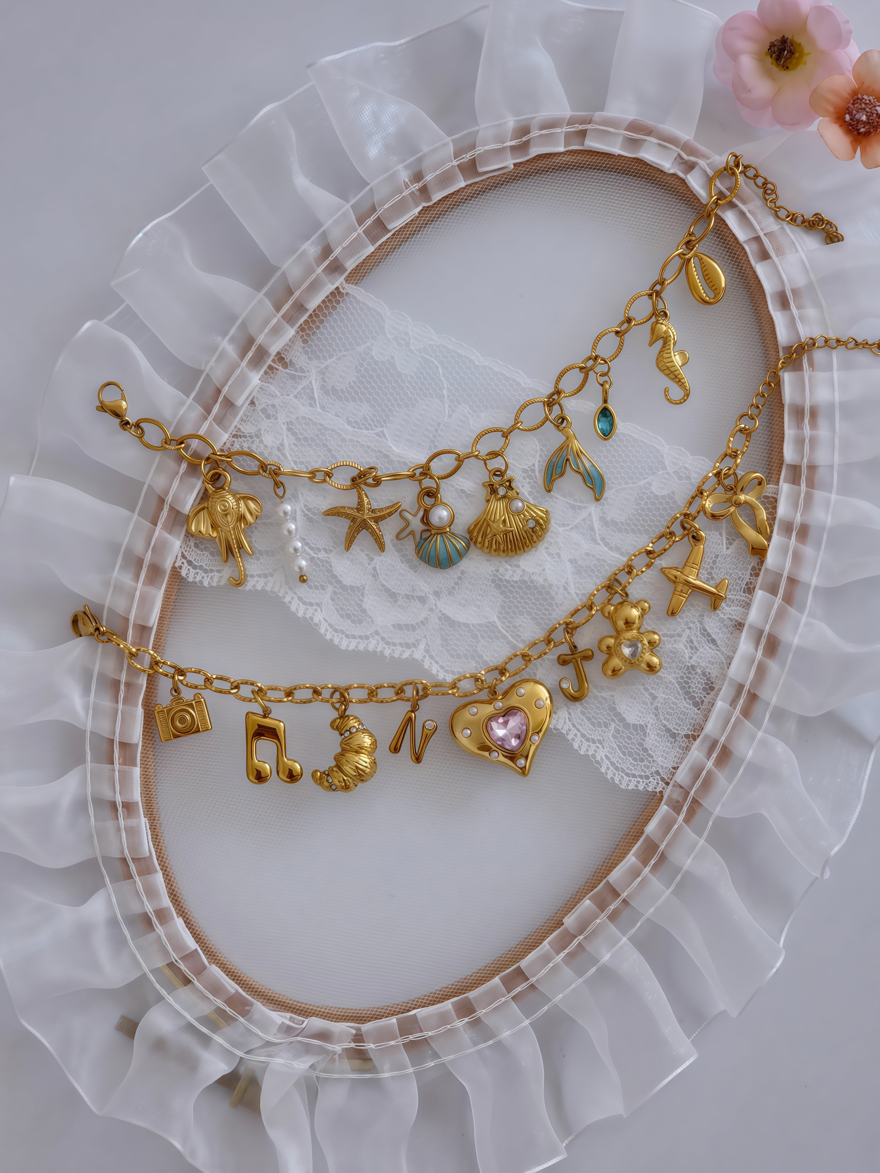 Vintage Chain - Charms Bracelet