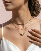 Anita Pink Chain Necklace