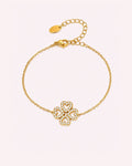 Crystal Clover Bracelet